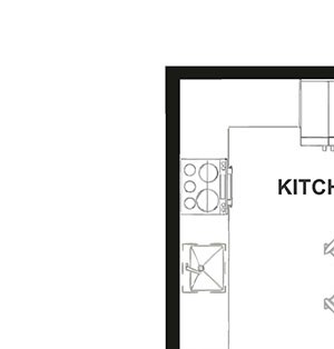 One Bedroom Floor Plan at H16 Apartments